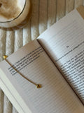 Marque page, double cœur