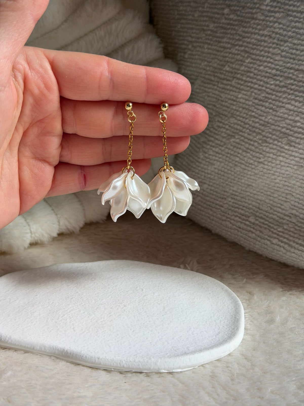 Boucles d'Oreilles Pétales