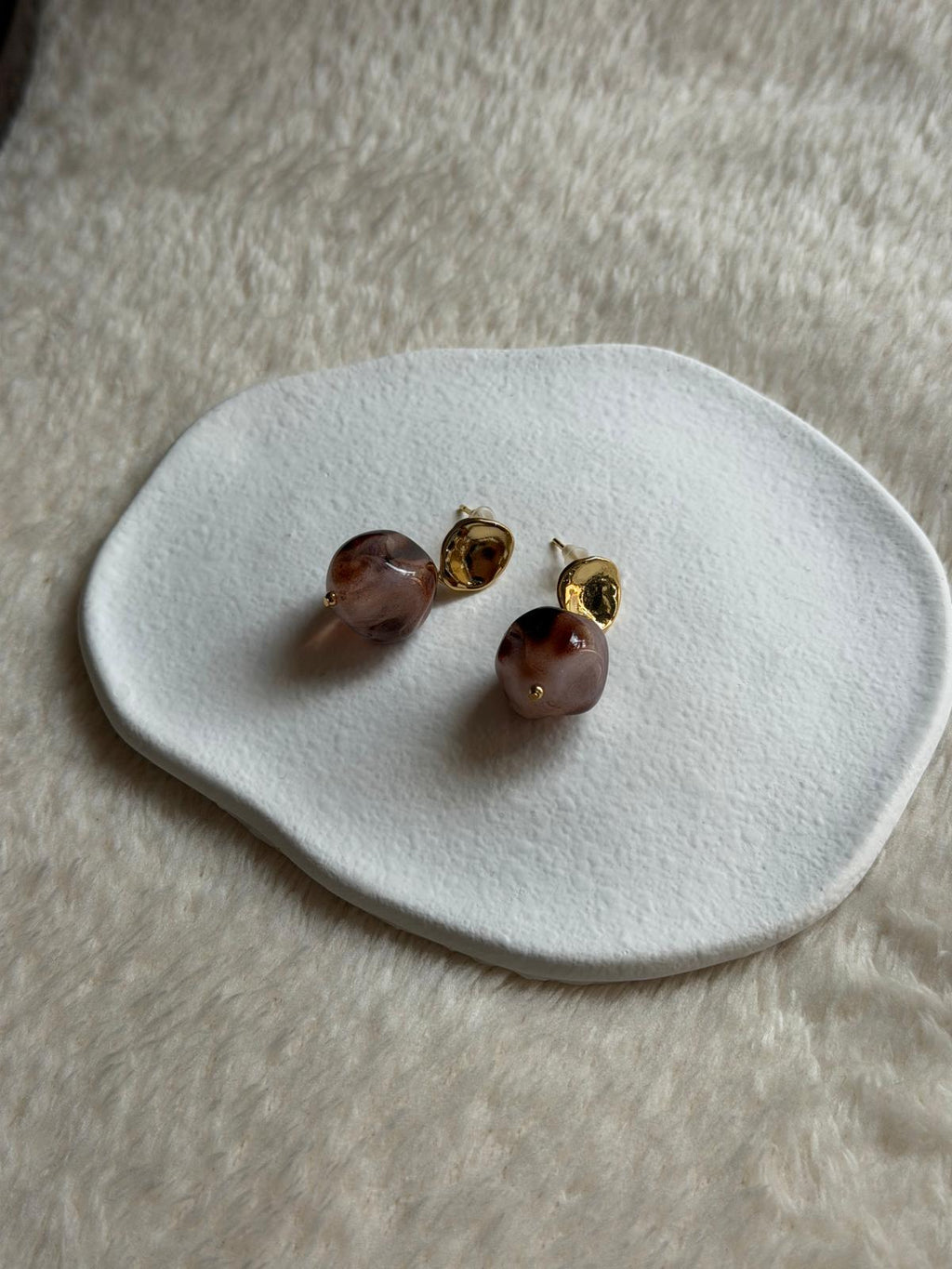 Boucles d'Oreilles Cacao