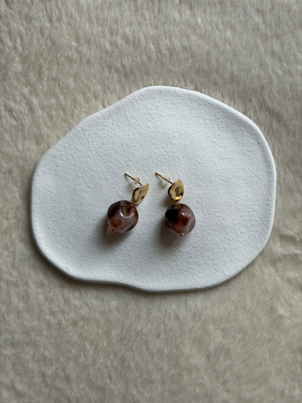 Boucles d'Oreilles Cacao