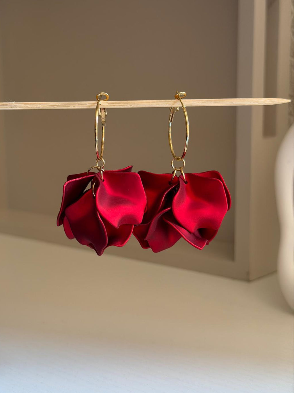 Boucles d'Oreilles Coquelicot