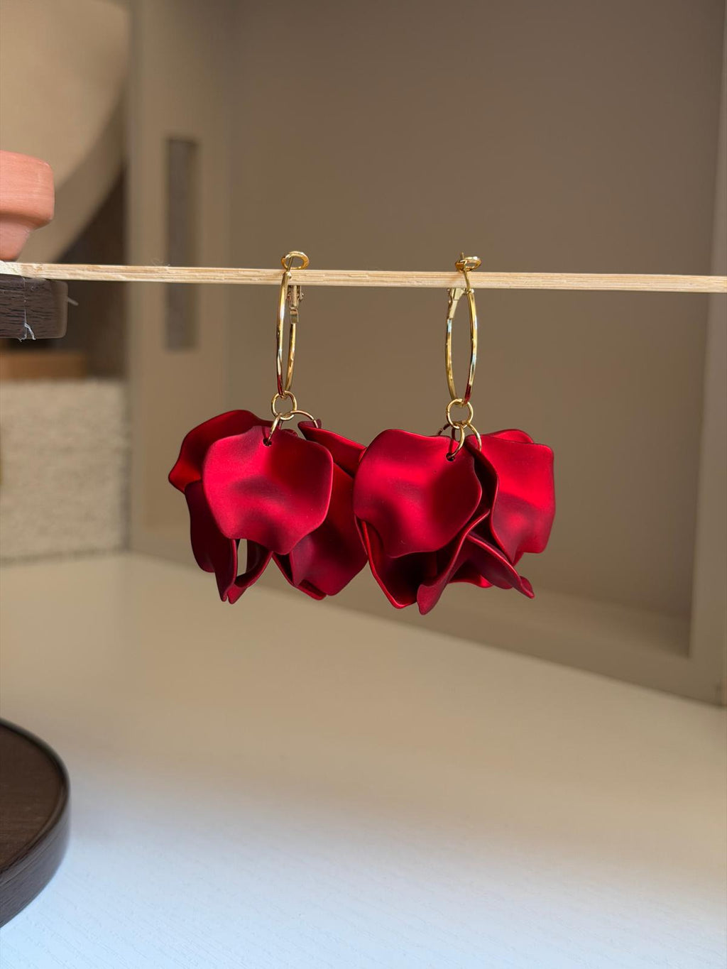 Boucles d'Oreilles Coquelicot