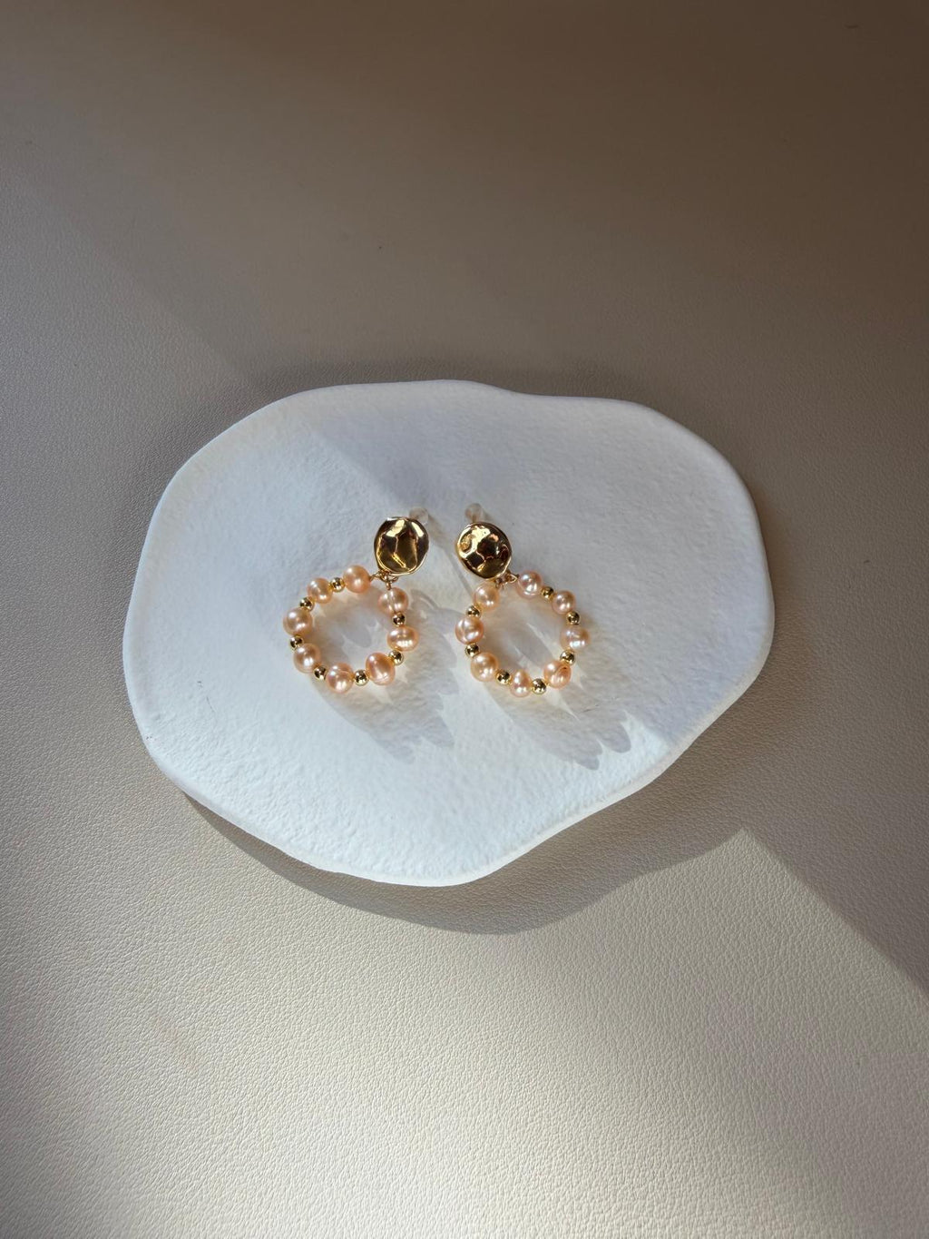 Boucles d'Oreilles Chaï - Perles d'eau douce
